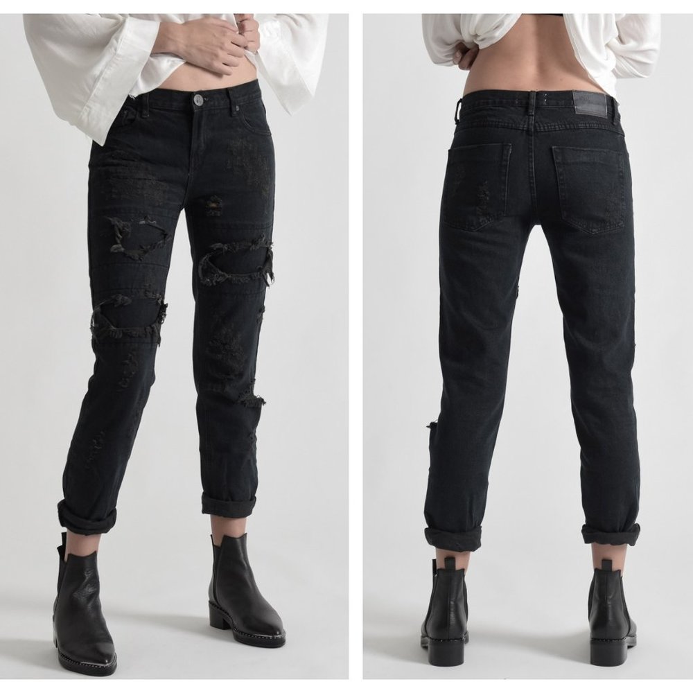 One x One Teaspoon Awesome Baggies - Distressed